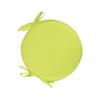 dijiusidy 4-Pack Round Cotton Chair Cushions with Ties, Lemon Yellow view 1