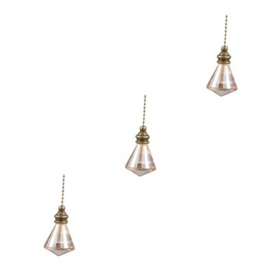 BESPORTBLE 3-Piece Crystal Ball Hanging Ornaments, Champagne Color