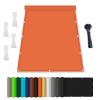 Waterproof Polyester Sun Shade Sail with Eyelets, Orange, 1.6 x 1.8 m view 1