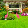 2-Piece HDPE Flamingo Garden Stakes, Realistic Garden Decor view 2