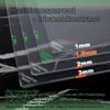 Matte Clear PVC Table Protector, 115 x 255 cm, 1.5 mm view 2