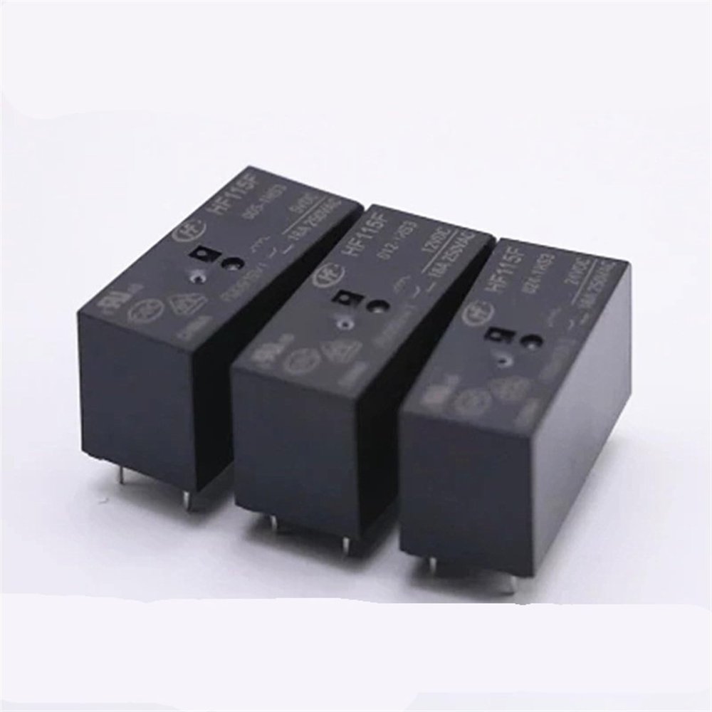 FURREN 5-Piece Relay HF115F-024-1HS3, 24 VDC, 16 A, 6-Pin