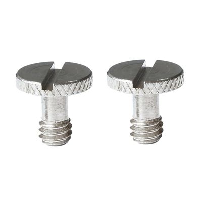 1/4-Inch Quick-Release Camera Screw, Iron, Flat Head, 5 Pieces