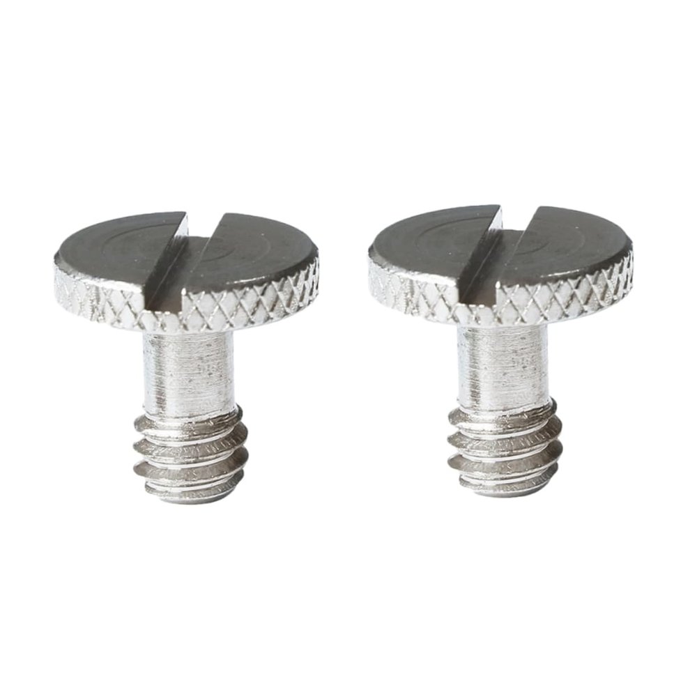 1/4-Inch Quick-Release Camera Screw, Iron, Flat Head, 5 Pieces