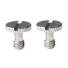 1/4-Inch Quick-Release Camera Screw, Iron, Flat Head, 5 Pieces view 1