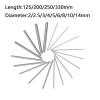 1/5 pcs 304 Stainless Steel Rod, 214 mm Diameter, Linear Shank, Metric Round Grounding Rod, 125/200/250/330 mm Length (8 mm, 1 pc, 200 mm) view 4