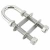 GOPEO Marine Boat 304 Stainless Steel U-Bolt, 10 mm Bow Shank Diameter, 3/8" Stern Eye, 5" Length, Cleat Rigging Hardware view 4