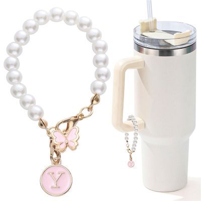 LUHOHI Initial Letter Charm for Stanley Cup Handles