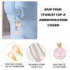 LUHOHI Initial Letter Charm for Stanley Cup Handles view 3
