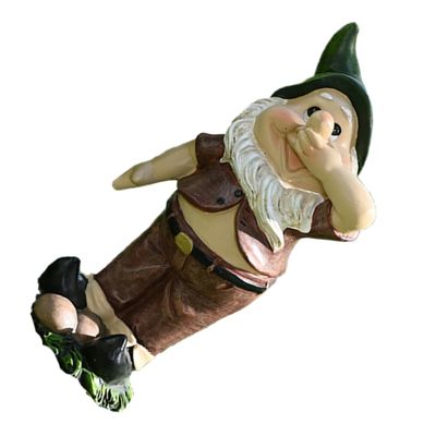 Supvox Resin Gnome Statue, 1 Pc., for Garden