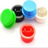 50-Piece Round Tactile Keycap Kits, 9.58 × 5.1 mm, for 12 × 12 × 7.3 mm Micro Tactile Switches, Red view 1