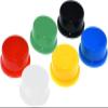 50-Piece Round Tactile Keycap Kits, 9.58 × 5.1 mm, for 12 × 12 × 7.3 mm Micro Tactile Switches, Red view 2