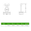zalati Plant Climbing Supports, 10-Pack, White view 3