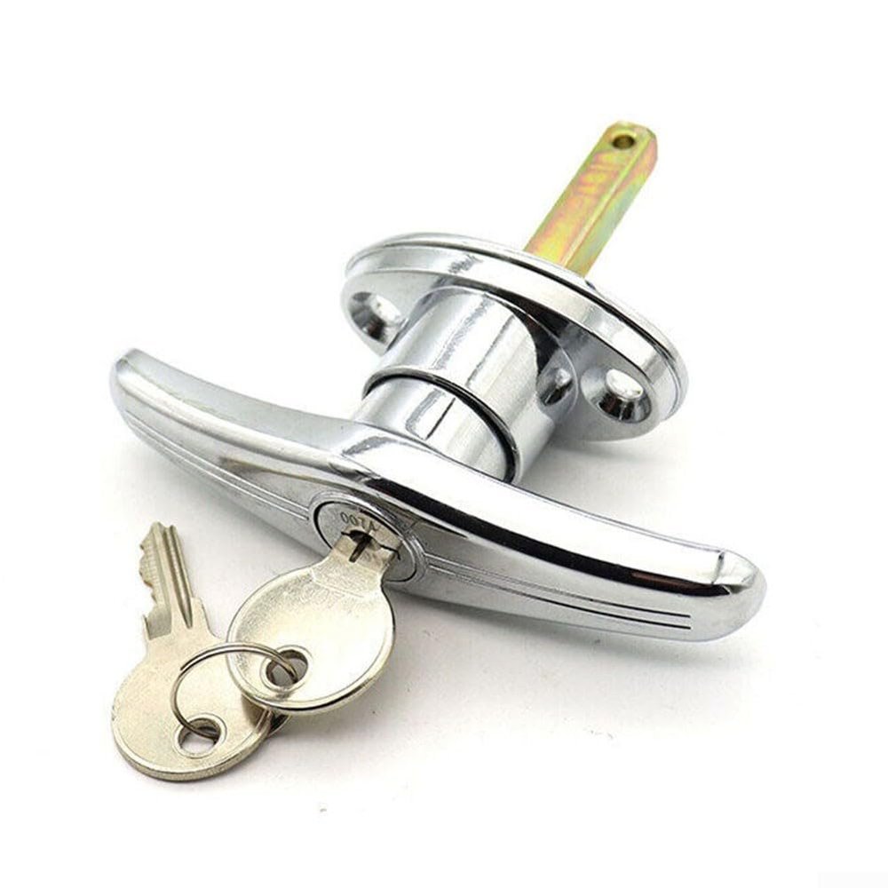 T-Type Garage Door Lock with T-Handle and 2 Keys