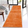 Siunwdiy Orange Abstract Runner Rug, Washable Non-Slip, 50 x 460 cm view 2