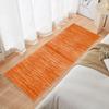 Siunwdiy Orange Abstract Runner Rug, Washable Non-Slip, 50 x 460 cm view 3