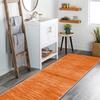 Siunwdiy Orange Abstract Runner Rug, Washable Non-Slip, 50 x 460 cm view 4
