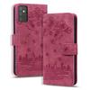 Beajew Wallet Flip Case for Samsung Galaxy A33 5G, PU Leather, Magnetic Closure, Stand Function, Card Slots, Burgundy view 1