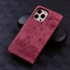 Beajew Wallet Flip Case for Samsung Galaxy A33 5G, PU Leather, Magnetic Closure, Stand Function, Card Slots, Burgundy view 3