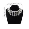 Rhinestone Chain Tassel Fringe Trim for DIY Crafts and Decorations view 2