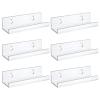 Moxeupon 6-Pack Acrylic Vinyl Record Wall Mounts view 1