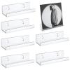 Moxeupon 6-Pack Acrylic Vinyl Record Wall Mounts view 3