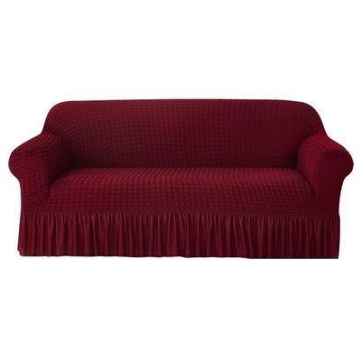Stretch Sofa Slipcover with Skirt, 1-Seat, Color #11