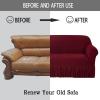 Stretch Sofa Slipcover with Skirt, 1-Seat, Color #11 view 4