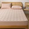 SOREZE Waterproof Queen-Size Fitted Sheet with Elastic, Quilted Mattress Cover view 1