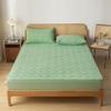 SOREZE Waterproof Queen-Size Fitted Sheet with Elastic, Quilted Mattress Cover view 2