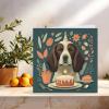 Cocker Spaniel Birthday Card, Cocker Spaniel Dog, 145 x 145 mm view 2