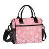 Mnsruu Insulated Lunch Bag, Spring Japanese Paper Cherry, Large Reusable Cooler Tote with Shoulder Strap view 1