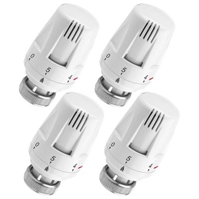 BYZESTY Heating Thermostat Heads, 4-Pack, M30 x 1.5