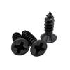 100 M1 Black Carbon Steel Phillips Flat Countersunk Self-Tapping Screws view 2