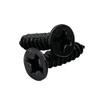 100 M1 Black Carbon Steel Phillips Flat Countersunk Self-Tapping Screws view 4