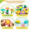 Funsland Flower Garden Building Toy, 272-Piece DIY Bouquet Set for Girls Ages 3+ view 2