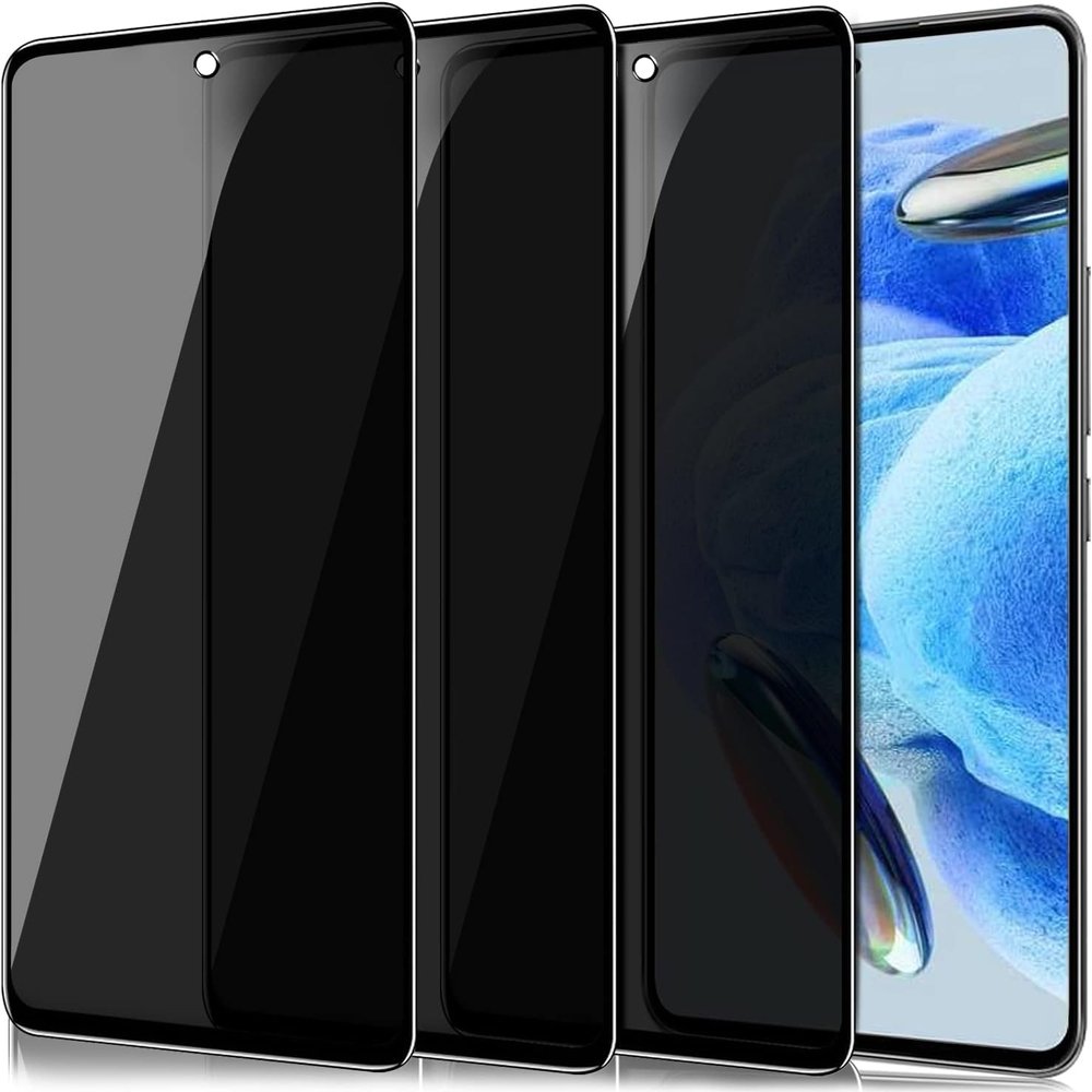 nulala Privacy Screen Protector for Xiaomi POCO X5 Pro 5G, 3-Pack Tempered Glass