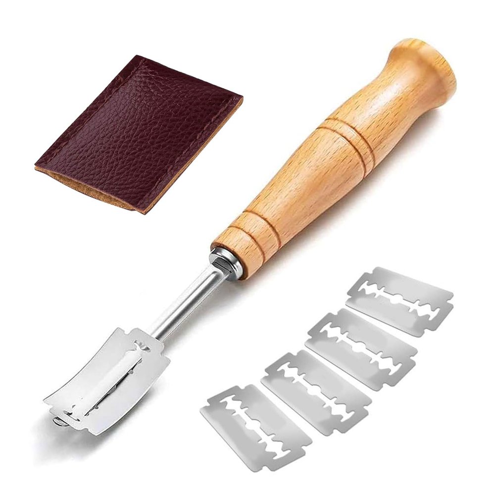 Dough Scoring Tool Set with 5 Replacement Blades