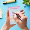 Luxylei To-Do List Notes, 6-Pack, Multicolor, Lined, Self-Stick Notepads view 3