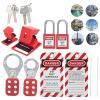 Multifunctional Lockout/Tagout Kit with Hasp and Portable Safety Tool Bag view 3