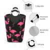 Pink Flamingo 50L Collapsible Laundry Hamper view 4