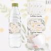 URROMA 50 Water Bottle Labels, Greenery Plants for Weddings, Birthdays & Parties view 3