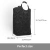 Gothic Skull Laundry Hamper, 50 L, Collapsible Square Bag view 3
