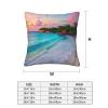 Jamaica Beach Square Pillow Covers for Sofas, Car Seats and More view 4