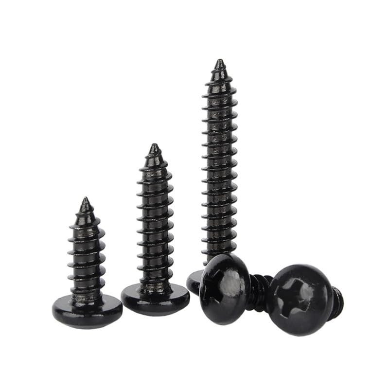 MOOPW 304 Stainless Steel Phillips Round-Head Self-Tapping Wood Screws