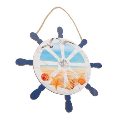 Mediterranean Oar Ornament, Hanging Wall Decoration