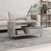 ZEYUAN Concrete Gray Coffee Table 90 x 49 x 45 cm view 1