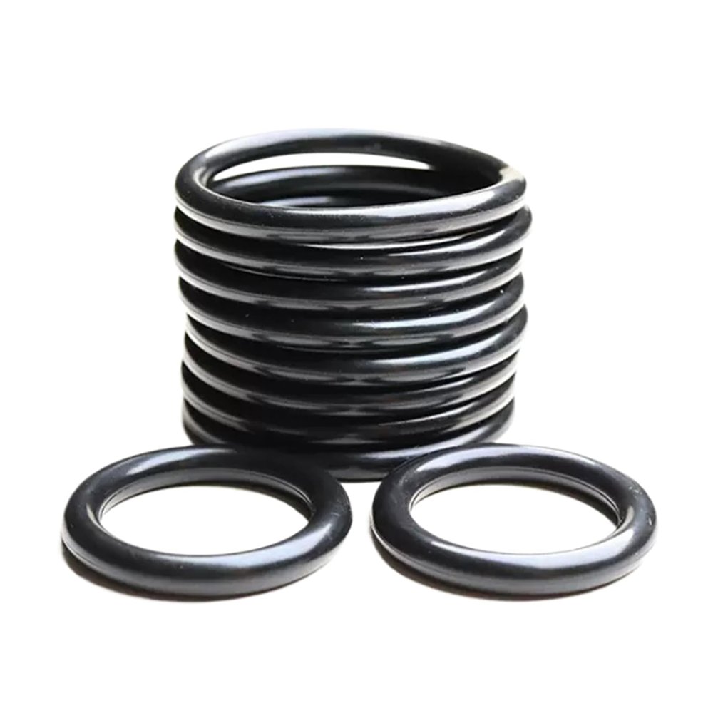 Nitrile Rubber O-Rings, 60.83 mm OD, 50.17 mm ID, 5.33 mm Width, Black, 10-Pack