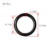 Nitrile Rubber O-Rings, 60.83 mm OD, 50.17 mm ID, 5.33 mm Width, Black, 10-Pack view 2