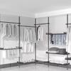 WPPTNSFY Adjustable Tension Clothing Rack, 43.3–114.2 in view 1